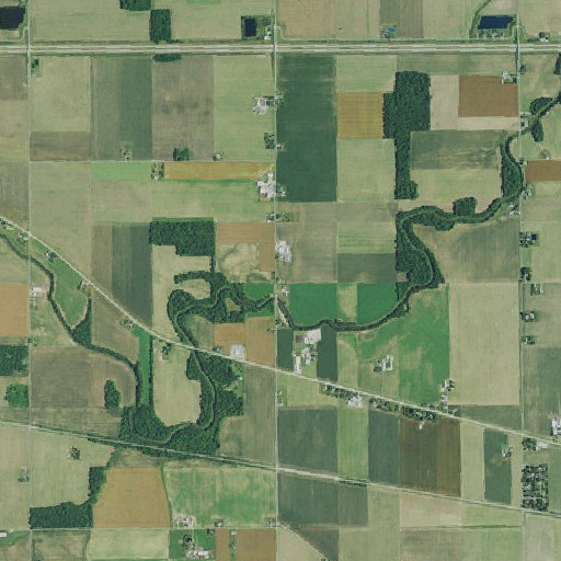 Aerial imagery of Buckeye School (historical), OH