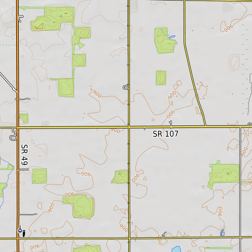 OpenTopoMap map of School Number 5 (historical), OH