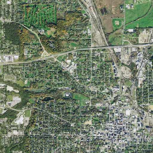 Aerial imagery of Pilgrim Tabernacle, OH