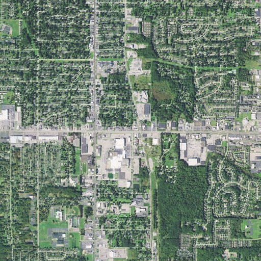 Aerial imagery of Boardman Township Hall, OH