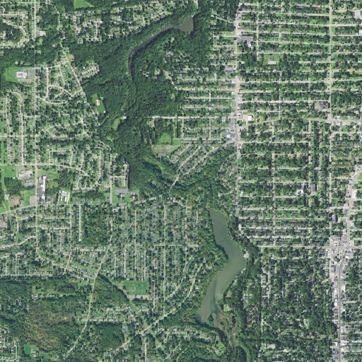 Aerial imagery of Lanterman Mill, OH