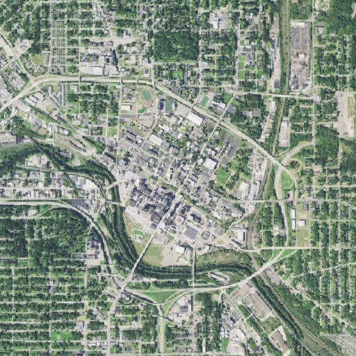 Aerial imagery of Rayen School (historical), OH