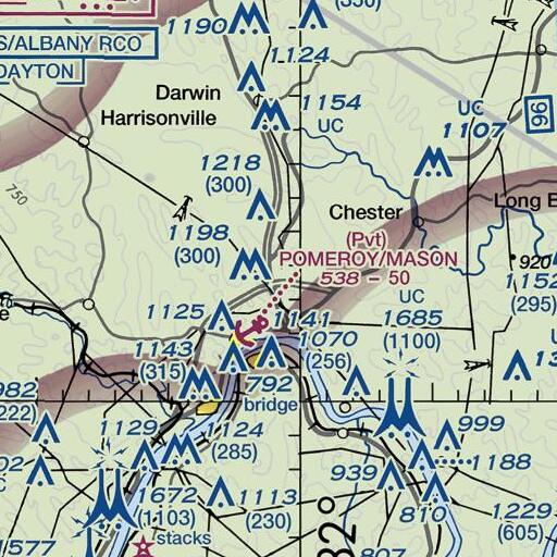 FAA VFR chart of Meigs County Fairgrounds, OH