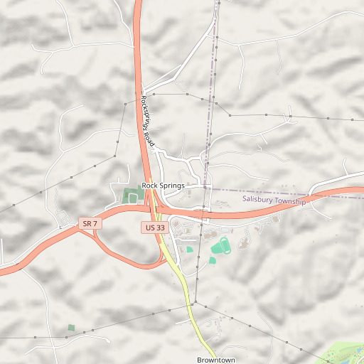 OpenStreetMap map of Meigs County Fairgrounds, OH