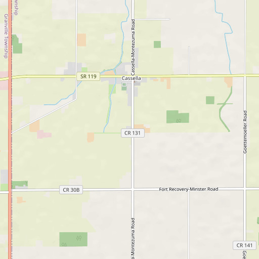 OpenStreetMap map of Gruenwald Convent, OH