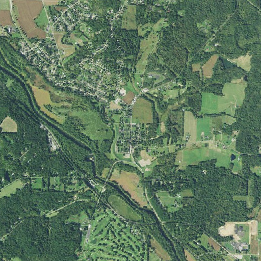 Aerial imagery of Zoar Historic District, OH