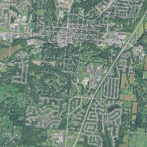 Aerial imagery of Maplewood Sanitorium, OH