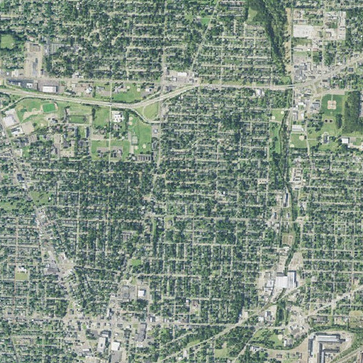 Aerial imagery of Ridgewood Historic District, OH