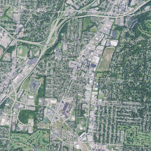 Aerial imagery of Beth Adams Congregation, OH