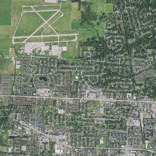 Aerial imagery of Gables Elementary School, OH
