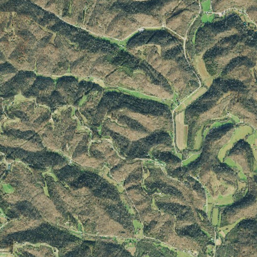 Aerial imagery of Mann Cemetery, OH