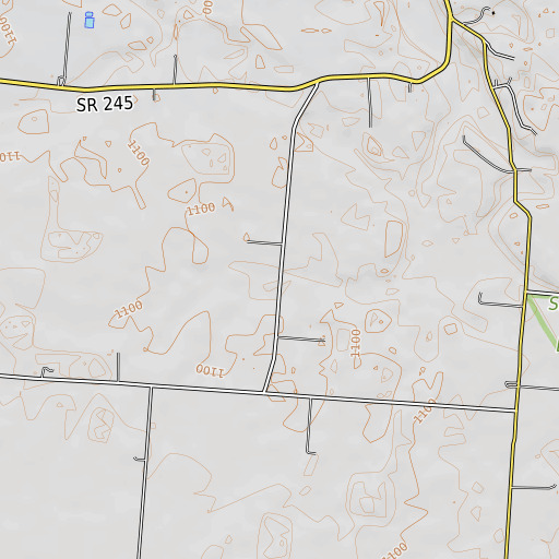 OpenTopoMap map of Salem School (historical), OH