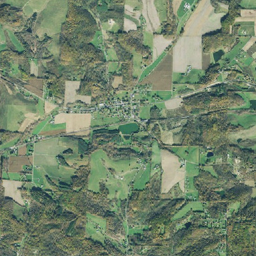 Aerial imagery of Maple Leaf Lake, OH