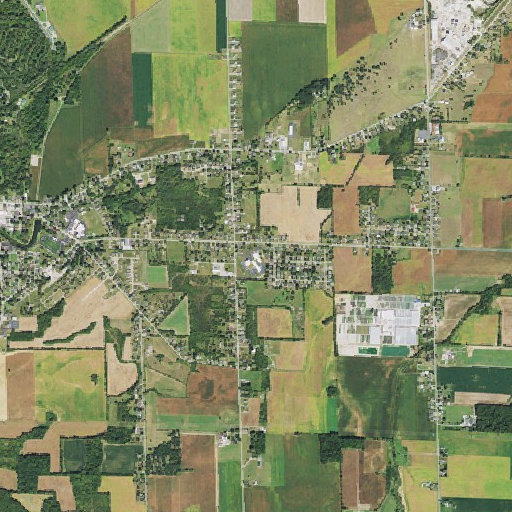 Aerial imagery of Margaretta Elementary School, OH