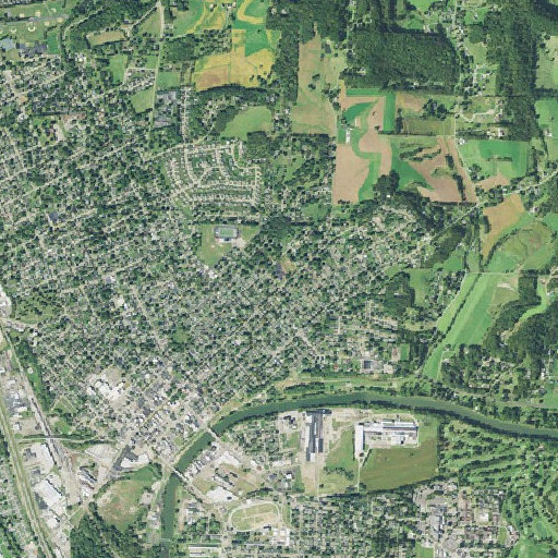 Aerial imagery of East Elementary School, OH