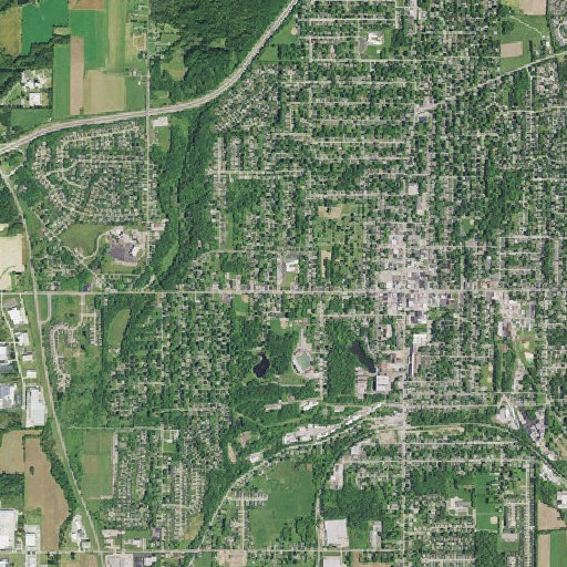 Aerial imagery of Isham Memorial Elementary School, OH