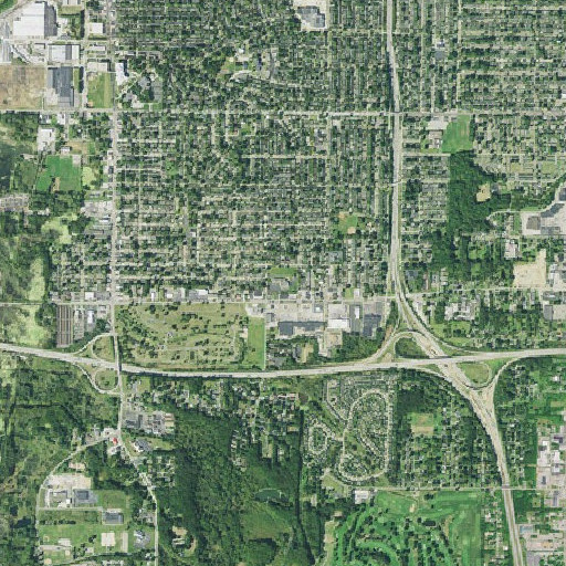 Aerial imagery of Voris Community Learning Center, OH