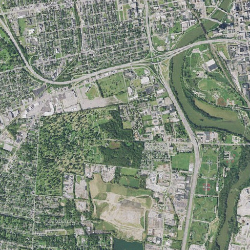 Aerial imagery of WCOL-AM (Columbus), OH