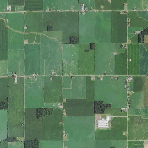 Aerial imagery of Townsend School (historical), OH