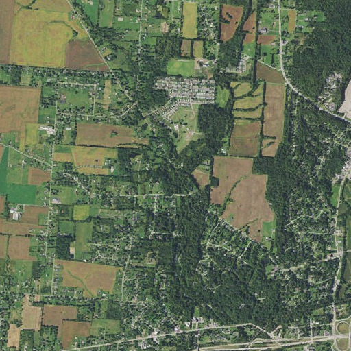 Aerial imagery of Miller Creek, OH