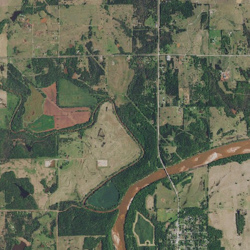 Aerial imagery of Deer Creek, OK