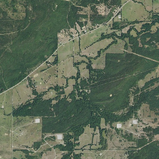 Aerial imagery of Featherston Creek, OK