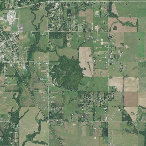 Aerial imagery of Inola Hill, OK