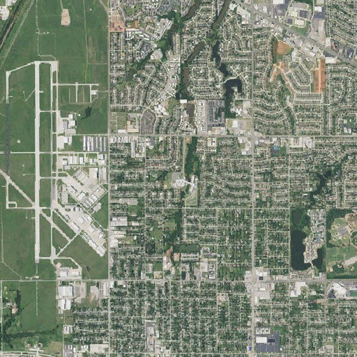Aerial imagery of Ione School, OK