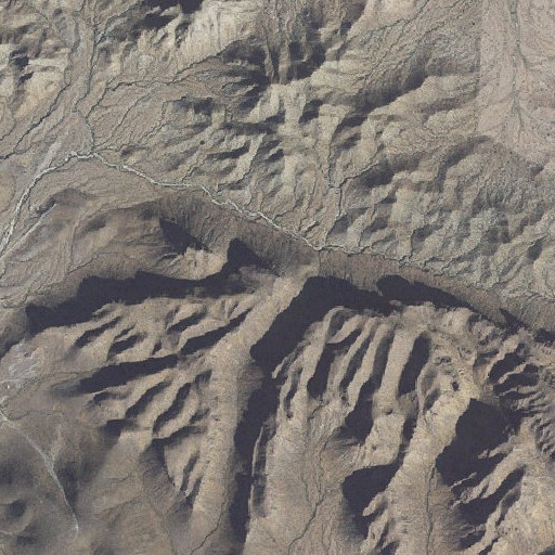 Aerial imagery of Santan Mountains, AZ