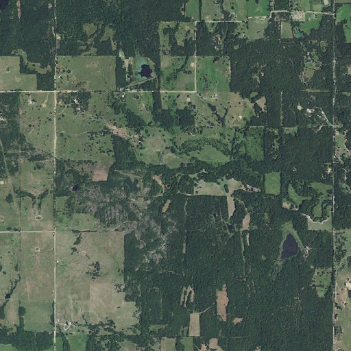 Aerial imagery of Rock Creek, OK