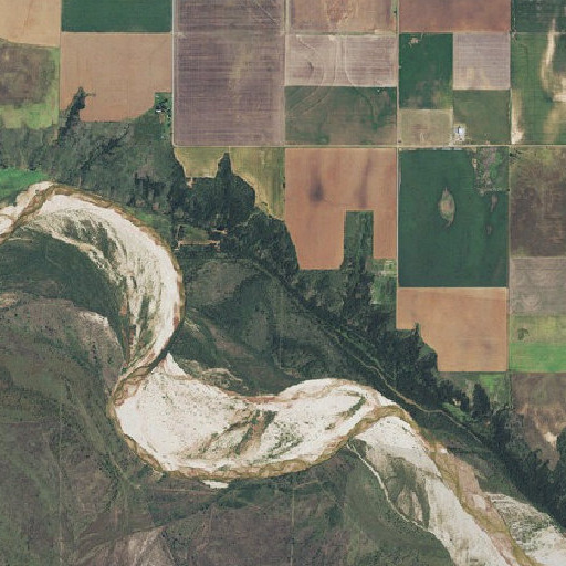 Aerial imagery of Suttle Creek, OK