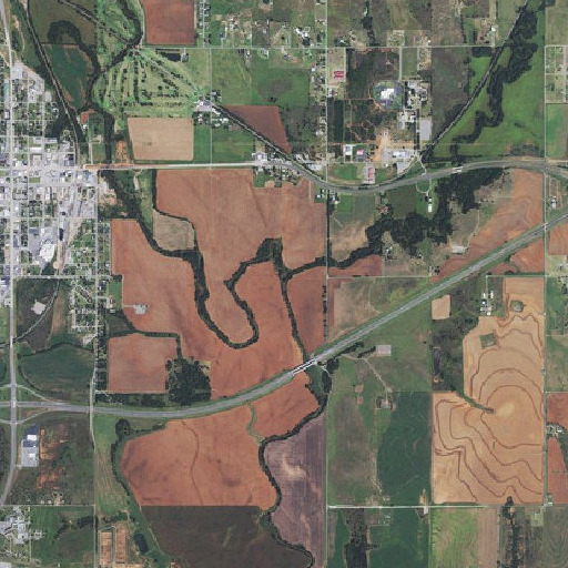 Aerial imagery of Turtle Creek, OK