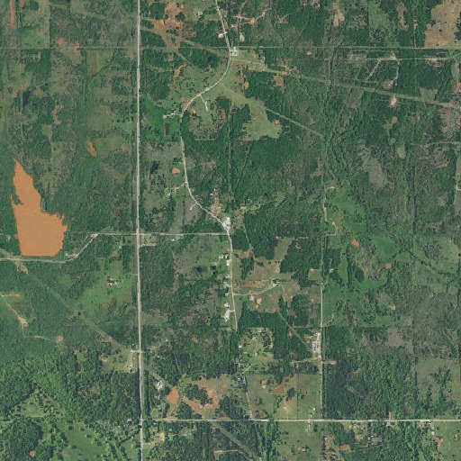 Aerial imagery of Romulus, OK