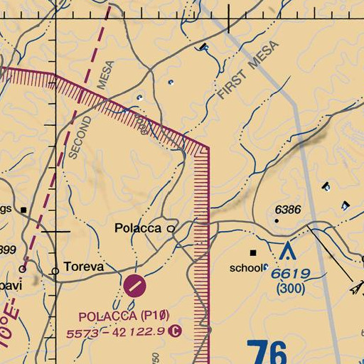 FAA VFR chart of Bean Spring, AZ