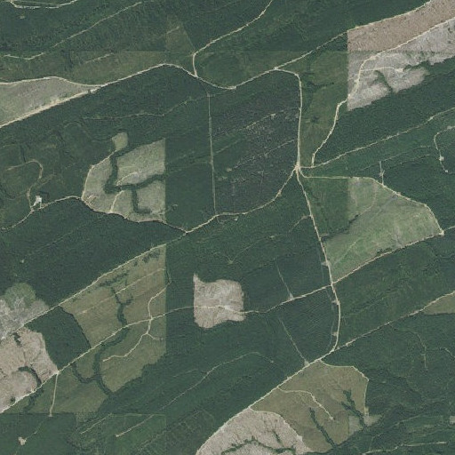 Aerial imagery of Cloudy Lookout Tower, OK