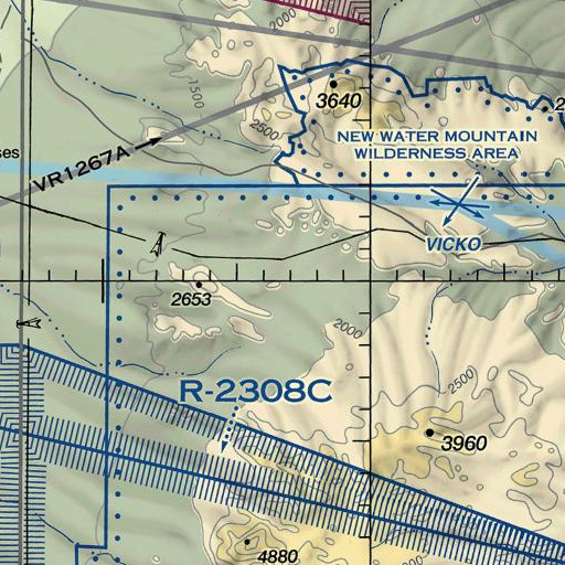 FAA VFR chart of Scott Well, AZ