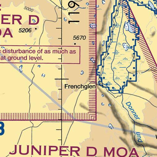 FAA VFR chart of Antelope Spring, OR
