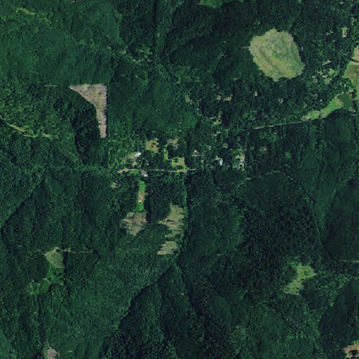Aerial imagery of Baker Creek, OR