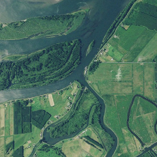 Aerial imagery of Beaver Slough, OR