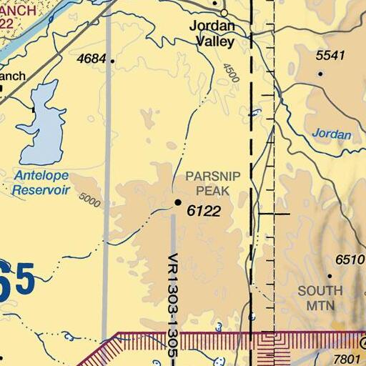 FAA VFR chart of Coffee Pot Spring, OR