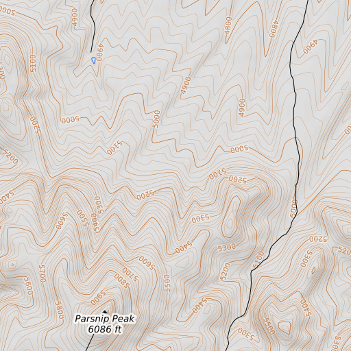 OpenTopoMap map of Coffee Pot Spring, OR