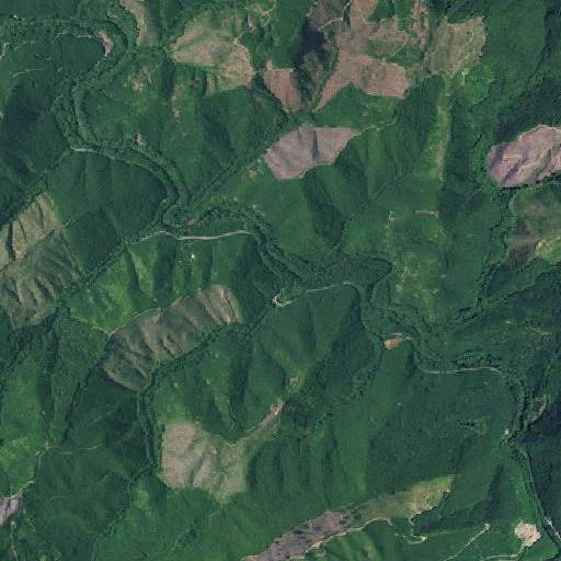 Aerial imagery of Drift Creek, OR