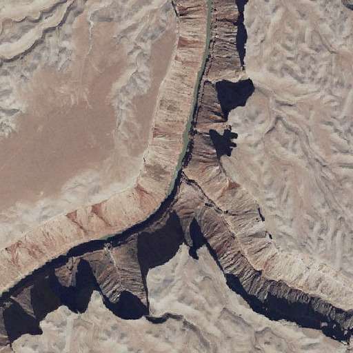 Aerial imagery of Sheer Wall Rapids, AZ