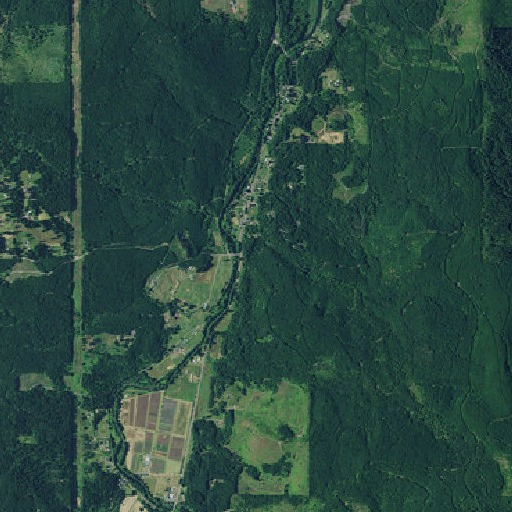 Aerial imagery of H Taylor Creek, OR