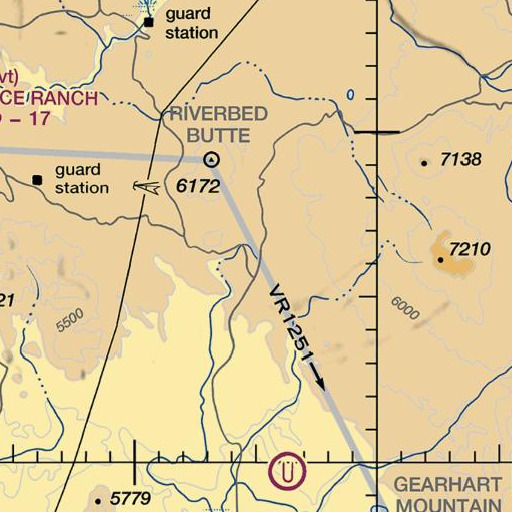 FAA VFR chart of Horse Glade, OR