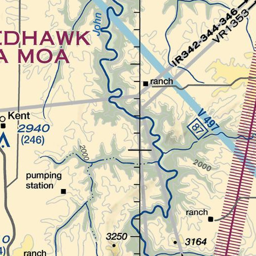 FAA VFR chart of Horse Pasture Spring, OR