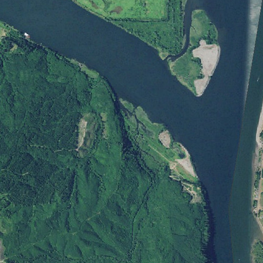 Aerial imagery of Hunt Creek, OR