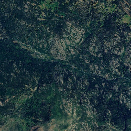 Aerial imagery of Imnaha Falls, OR