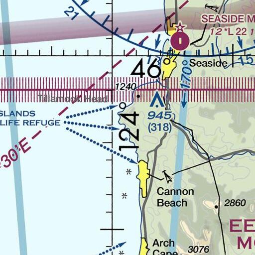FAA VFR chart of Indian Creek, OR