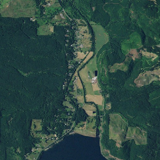 Aerial imagery of Langdon Creek, OR